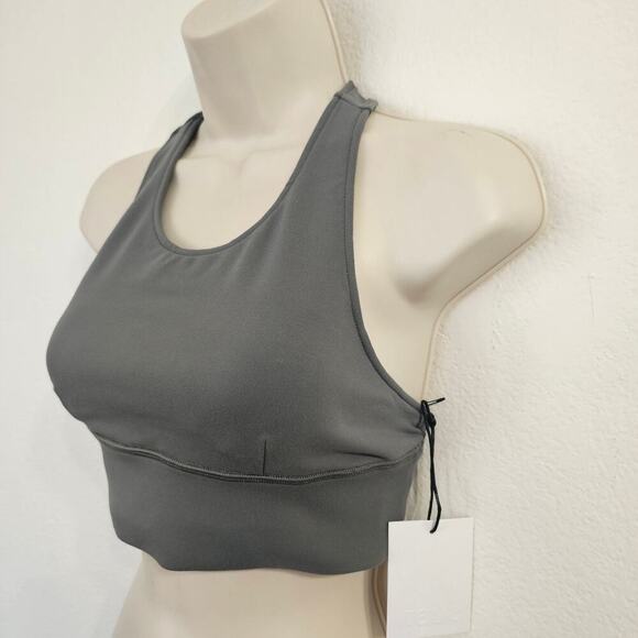 ITALIC Racerback Sports Bra in Eucalyptus Gray Size XS NWT - Picture 3 of 8